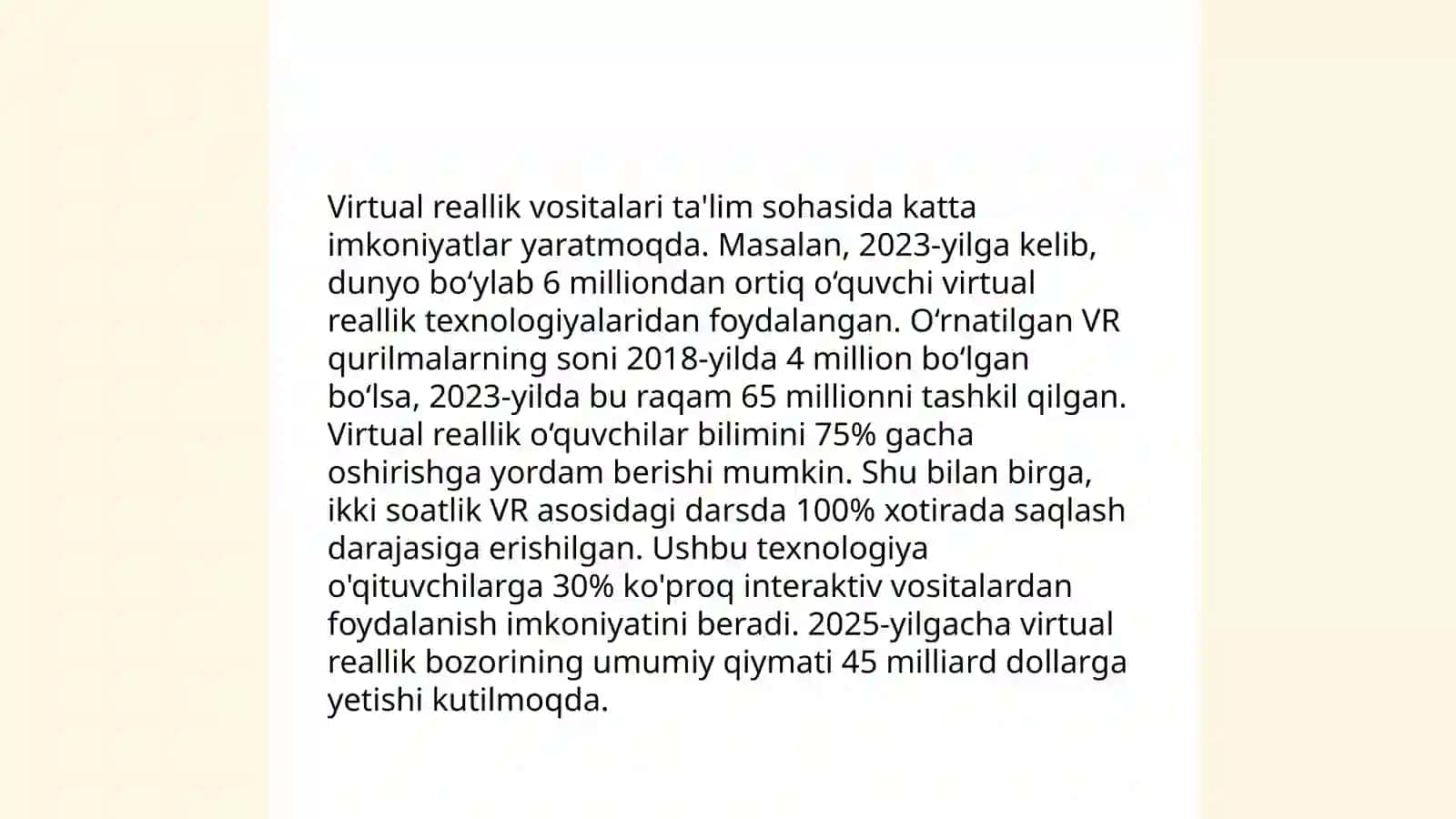 Sun'iy intellekt yordamida o'qitish 4