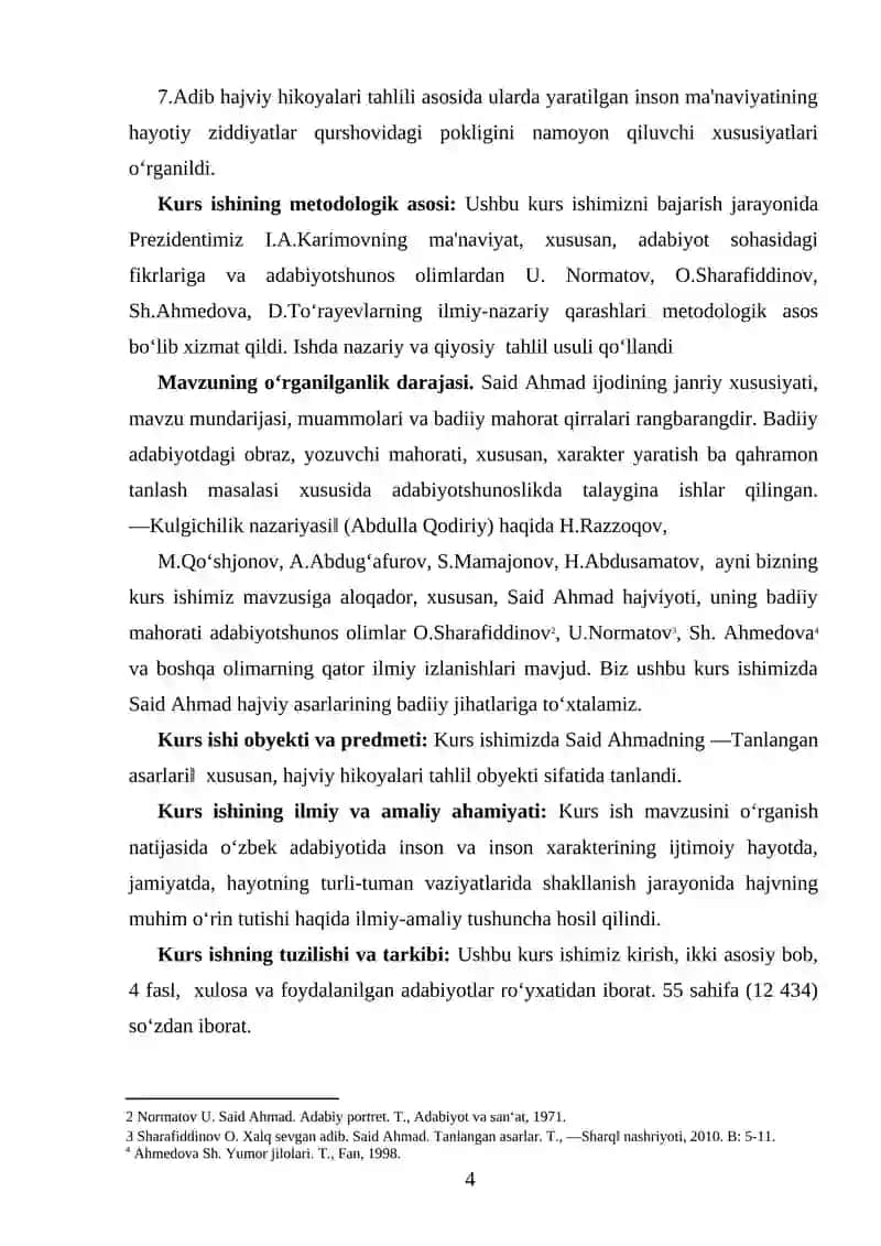 S. AHMAD ROMANLARIDA REALISTIK HAYOT 4