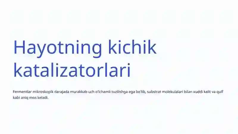 Fermentlar va ularning qo'llanilishi 4