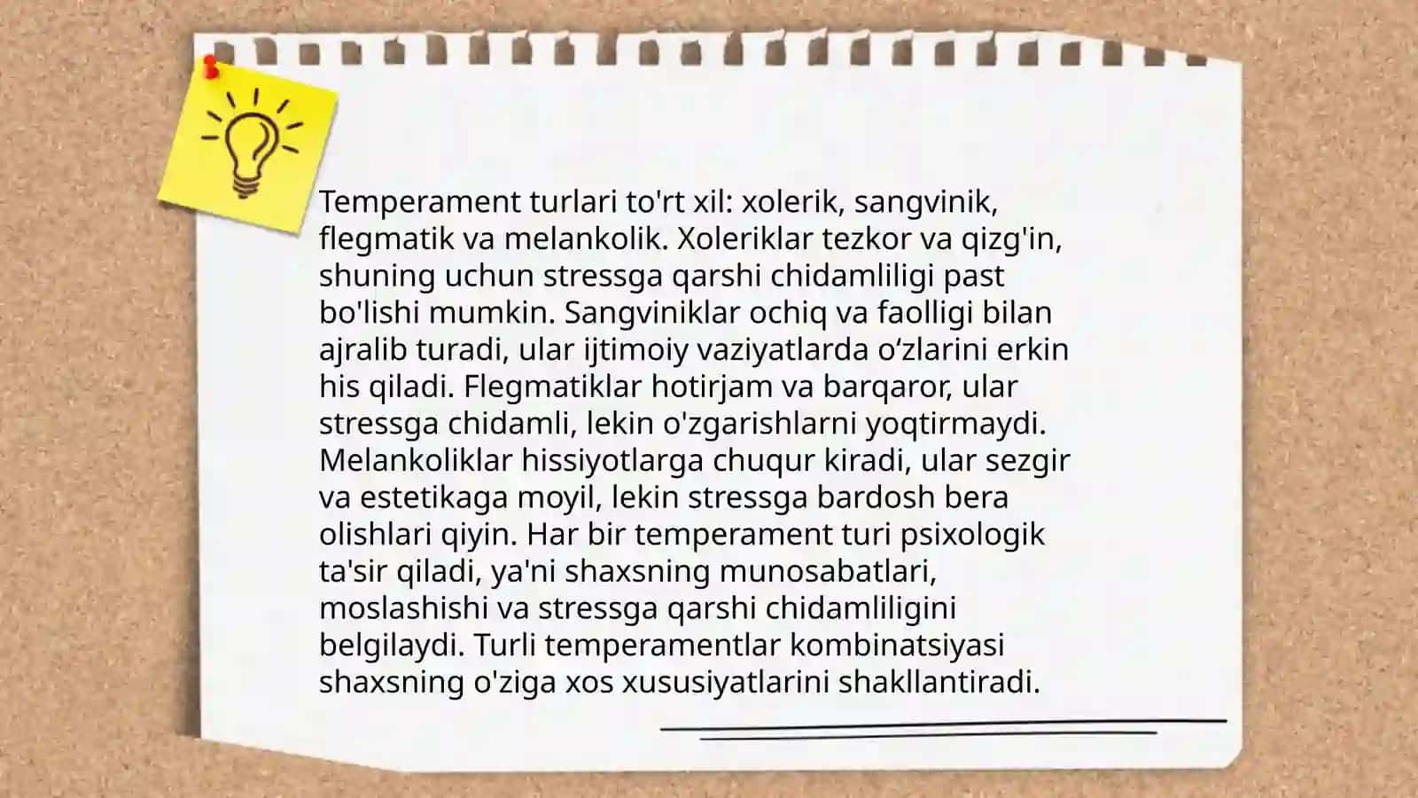 Shaxsiy xususiyatlarni aniqlash metodlari 4