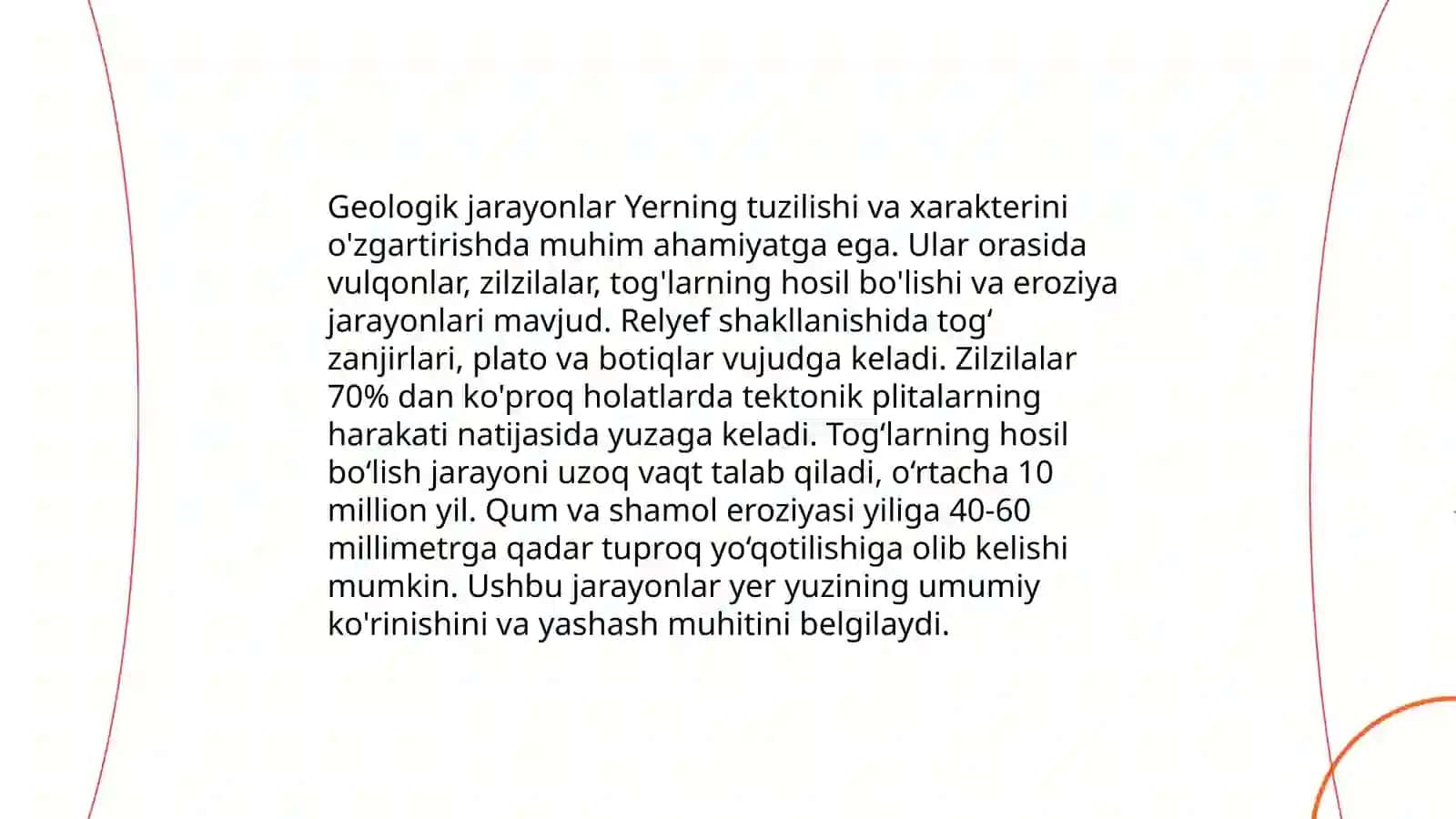 Markaziy Osiyo relyefining umumiy tavsifi 4