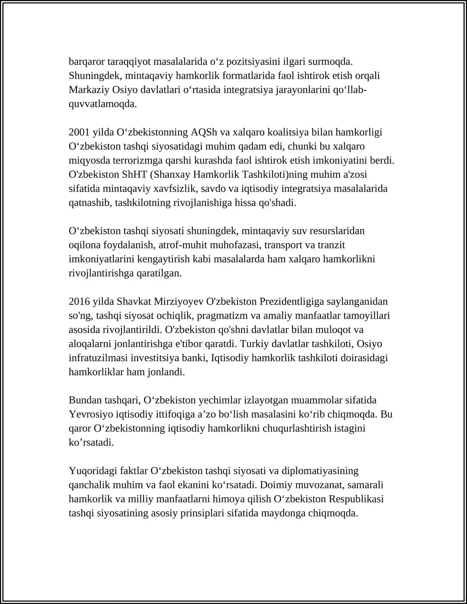 OʻZBEKISTON VA JAHON HAM JAMIYATI 4