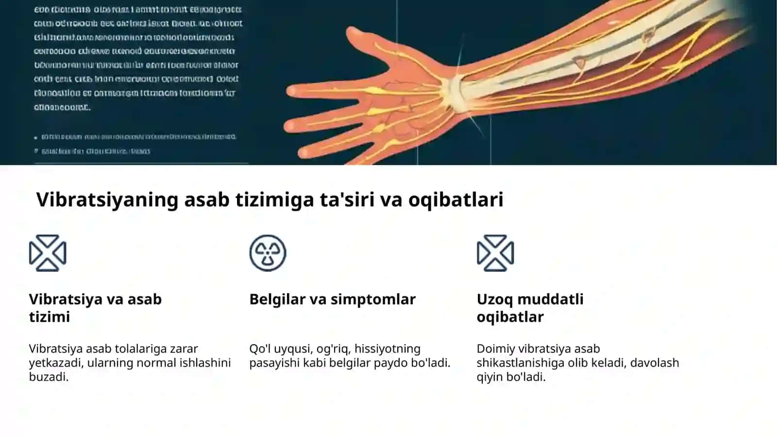 Vibratsiya kasalligi: Xavf va himoya 4