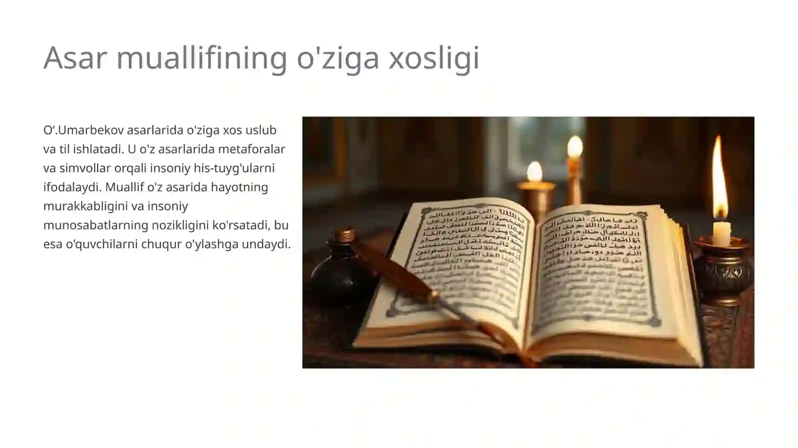 "Odam boʻlish qiyin" asari 4