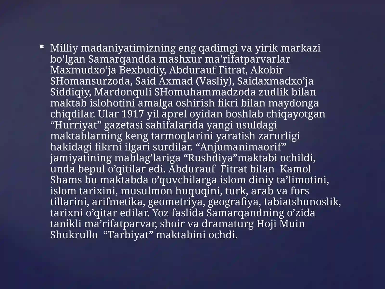 Turkiston o’lkasida ta’lim siyosati 4