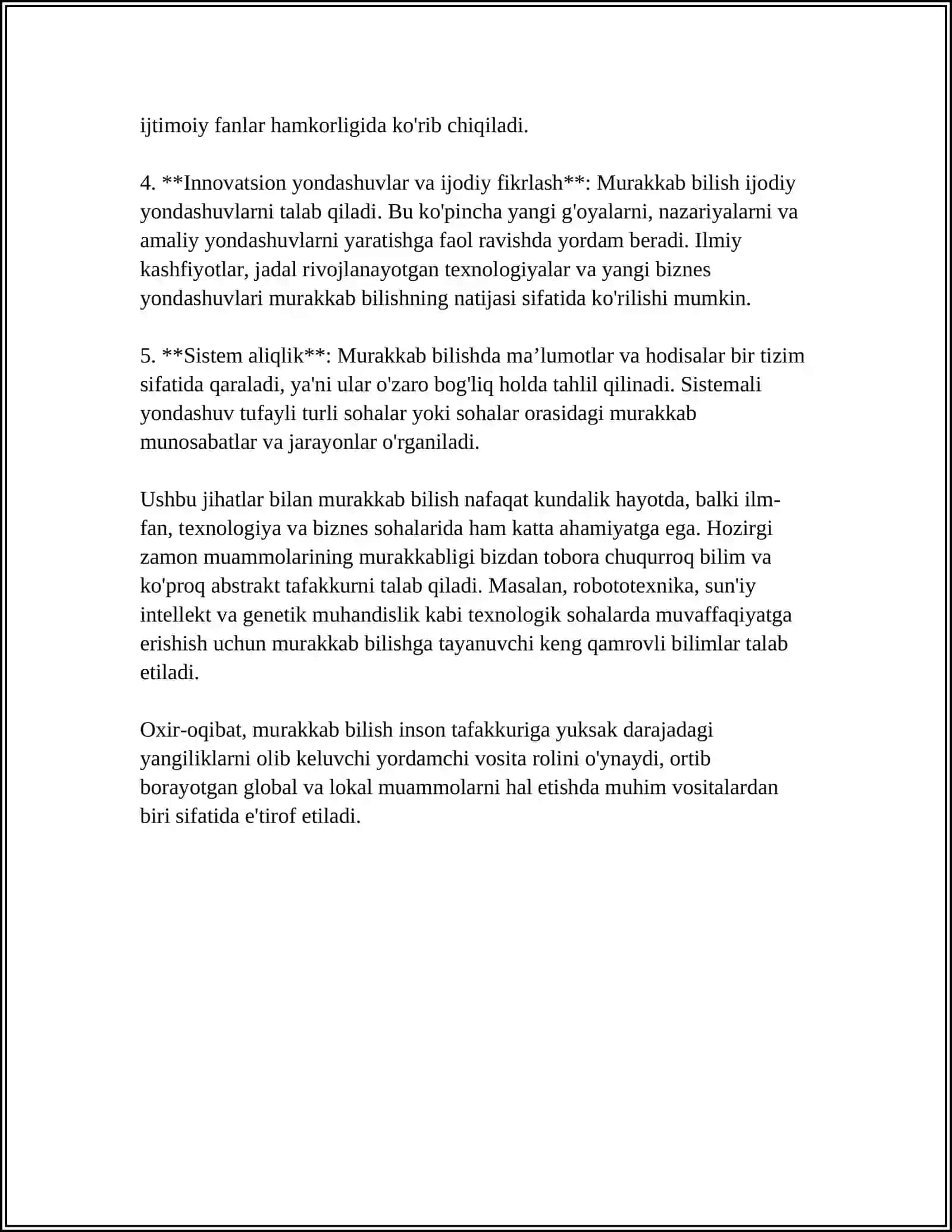 MURAKKAB BILISH 4
