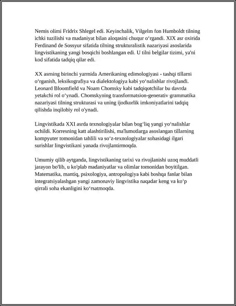 Lingvistika Haqida Referat 4
