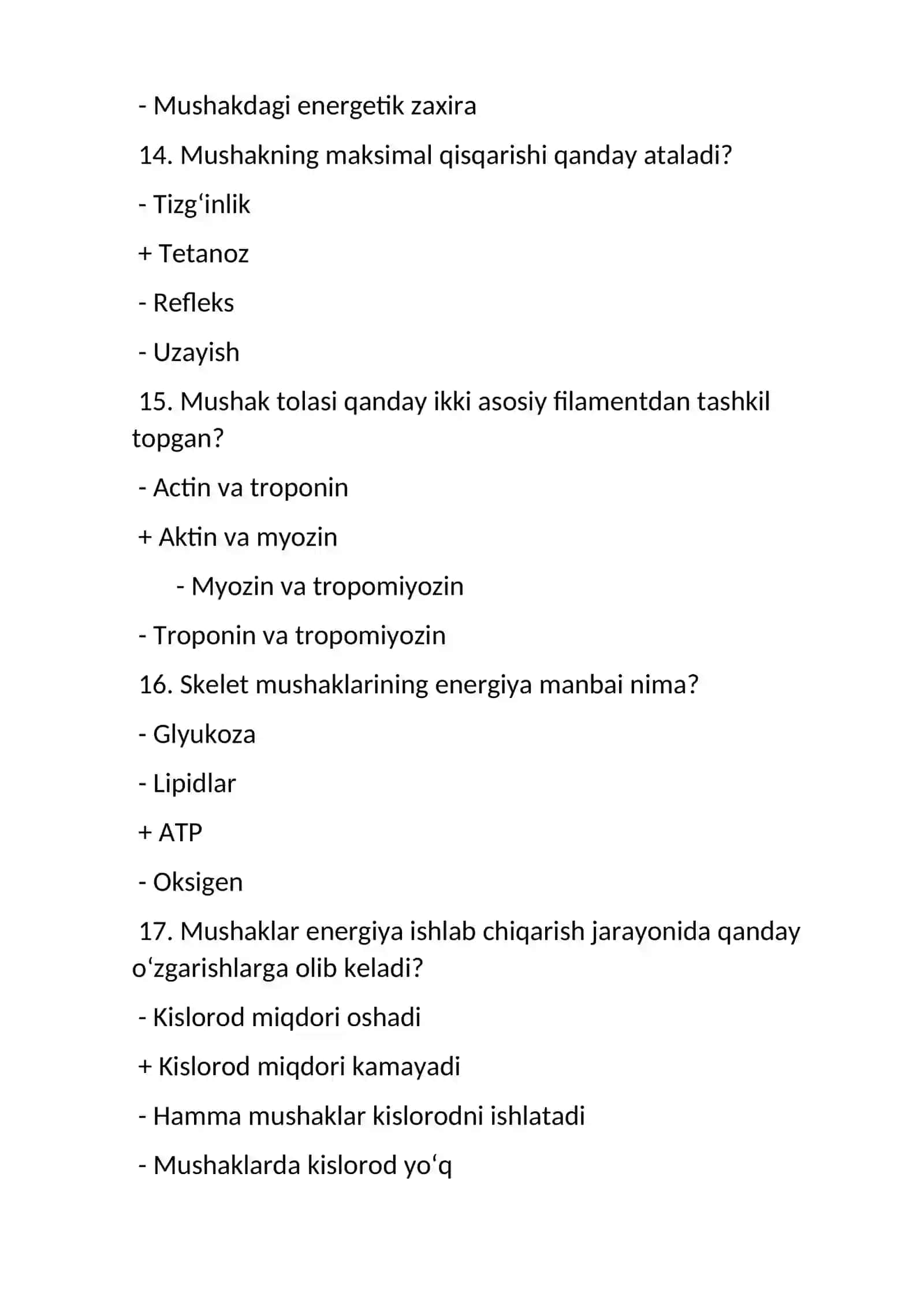 Muskullar fiziologiyasi 4