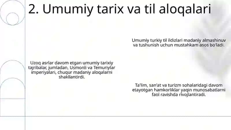 Turkiya va Oʻzbekiston oʻrtasidagi madaniy aloqalar 4