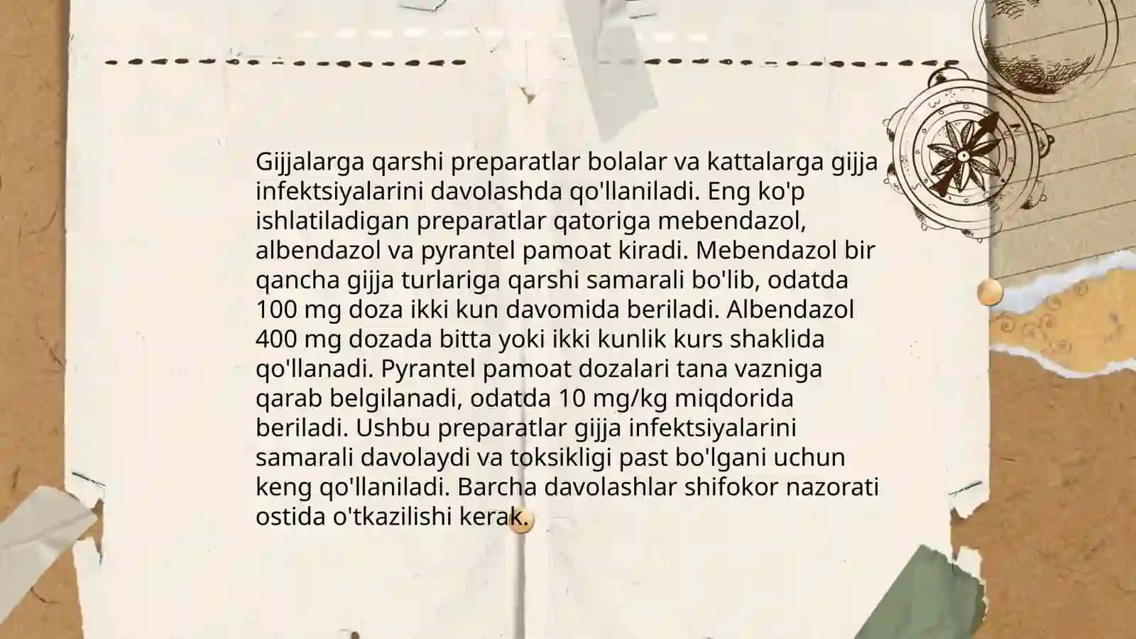 Viruslar va gijjalarga qarshi preparatlar 4