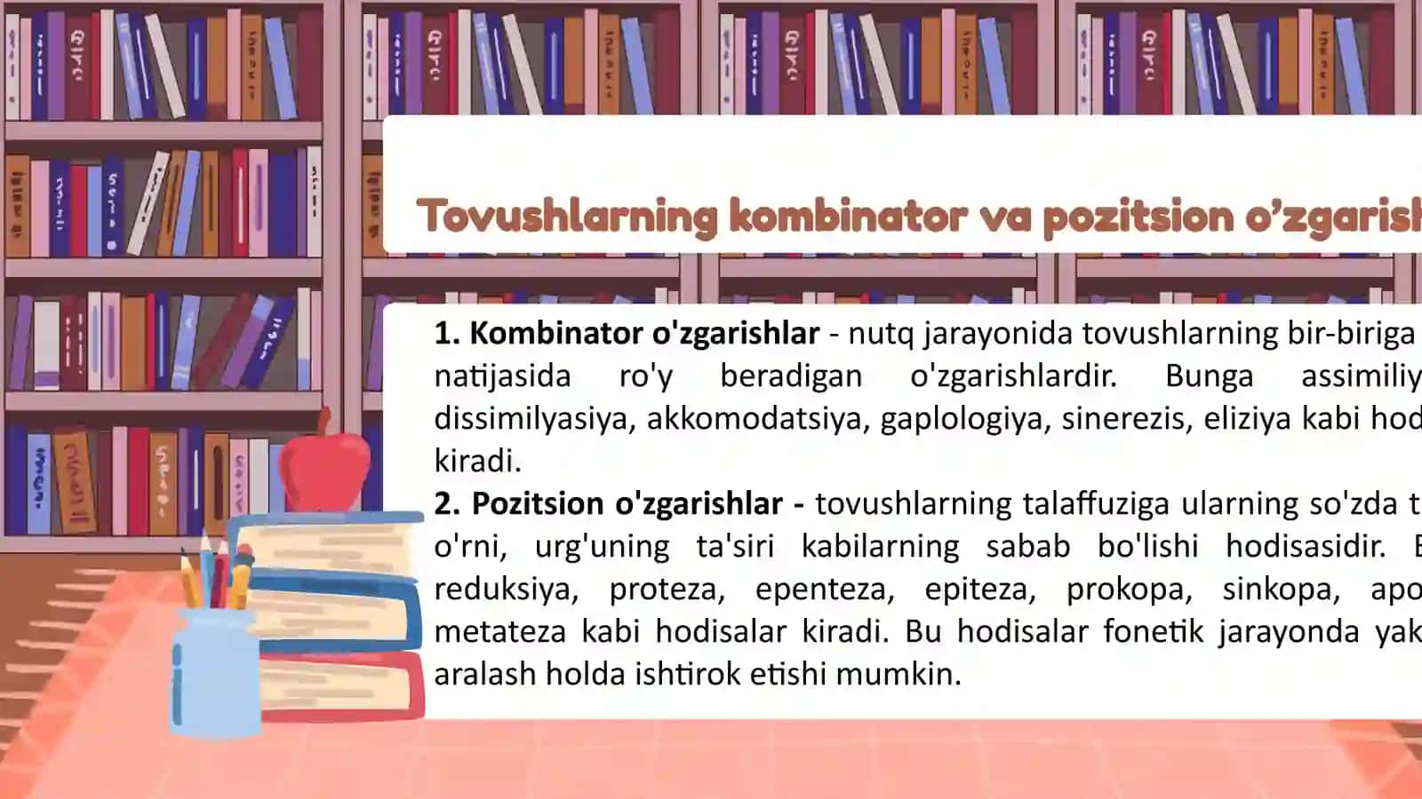 NUTQ TOVUSHLARINING FONETIK O‘ZGARISHLARI 4