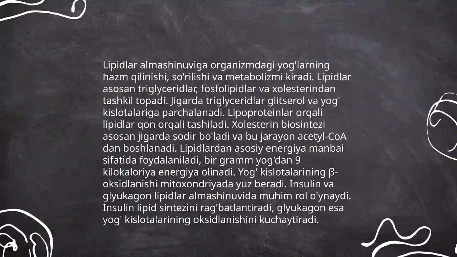 Karbon Gidratlar Almashinuvi 4