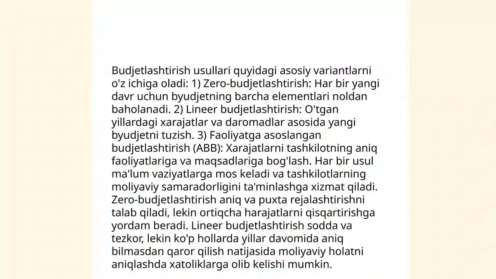 Korxona xarajatlarini boshqarish 4