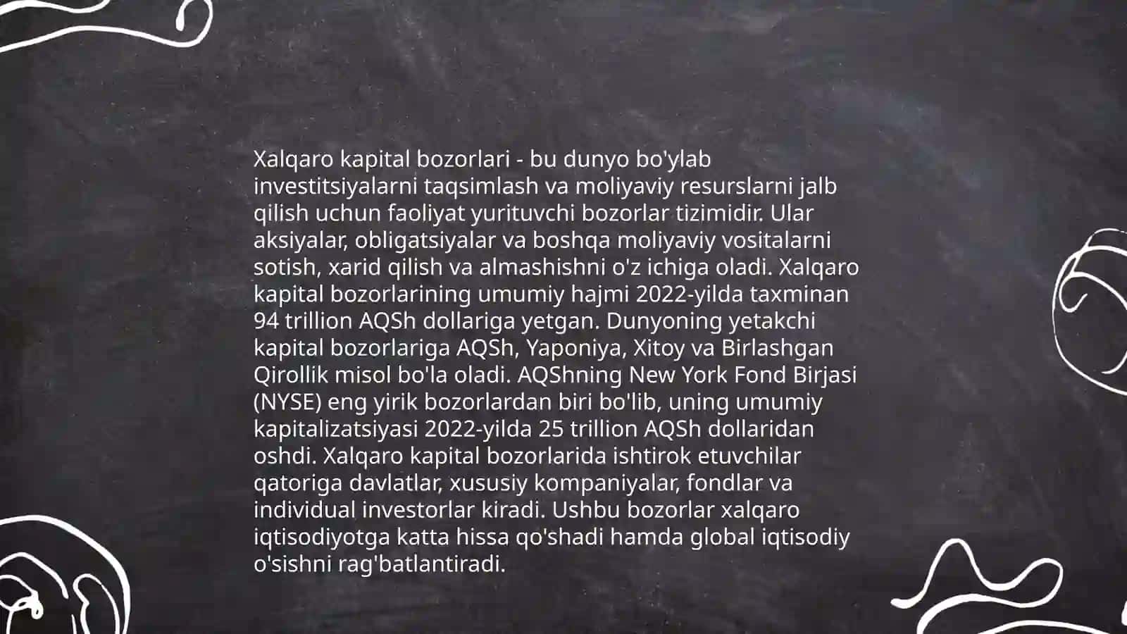 Xalqaro Moliya Bozorlari Tushunchasi 4