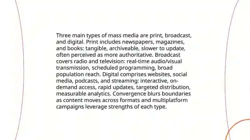 Mass media history 4