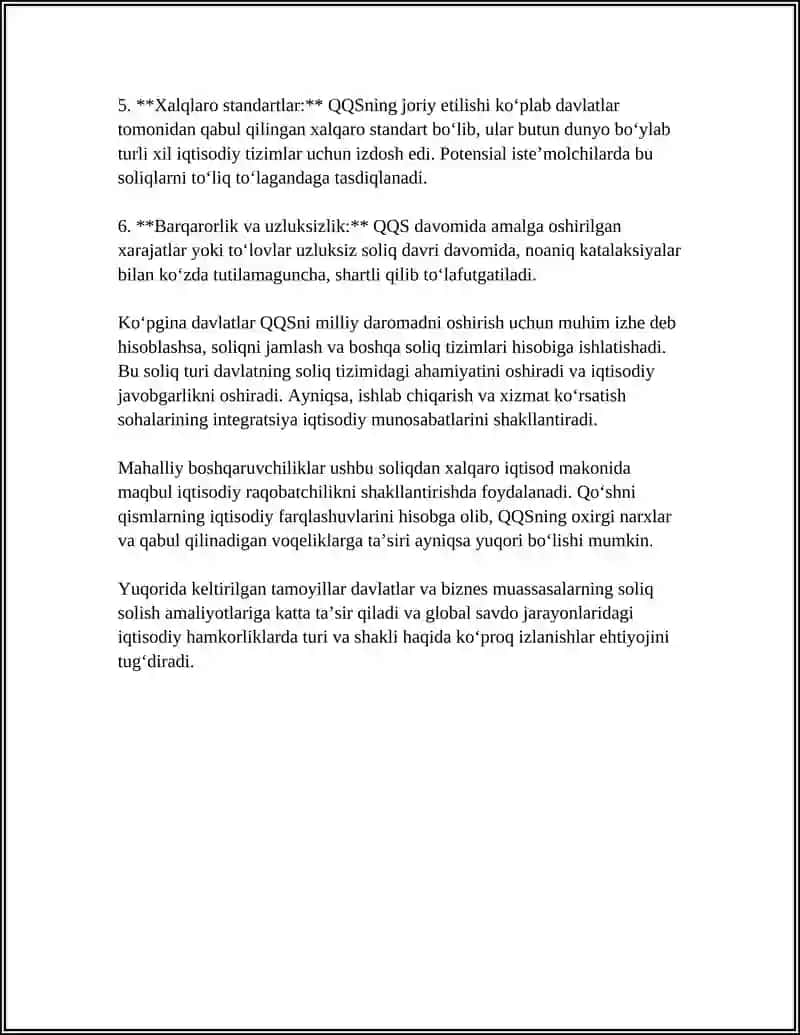 Qo'shilgan Qiyamat Soligi 4