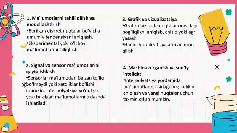 NYUTON VA LAGRANJ INTERPOLYATSION KO’PHADLARI JO’RABOYEVA OYDINA 4
