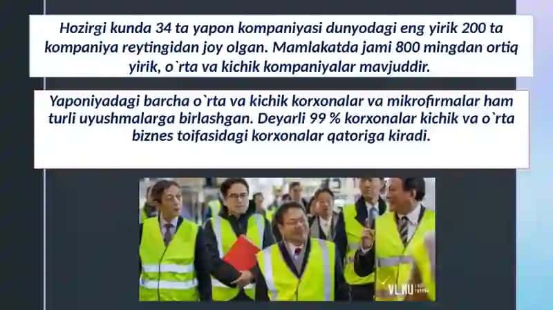 XX- XXI asrlarda Yaponiyaning iqtisodiy moderinzatsiya va texnologik rivoji 4