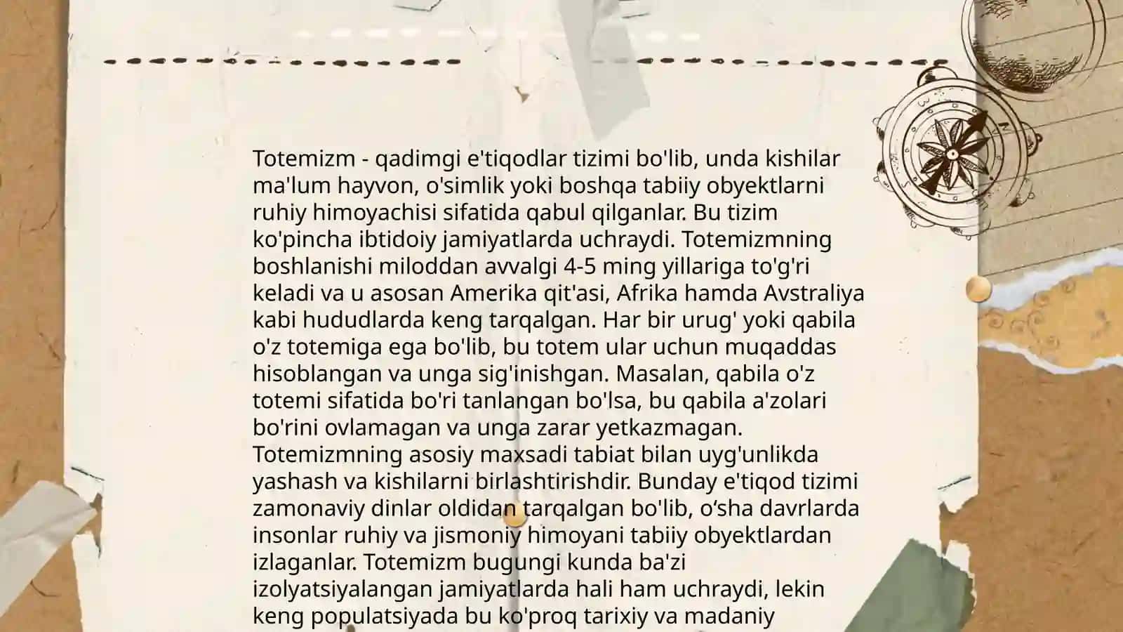 Ibtidoiy va milliy dinlar 4
