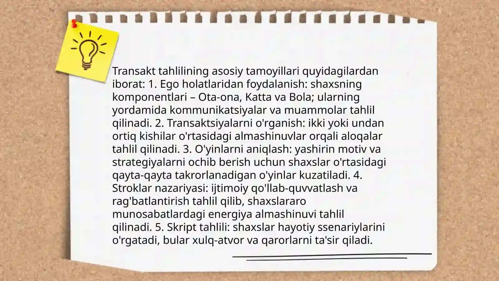 Transakt tahlil 4
