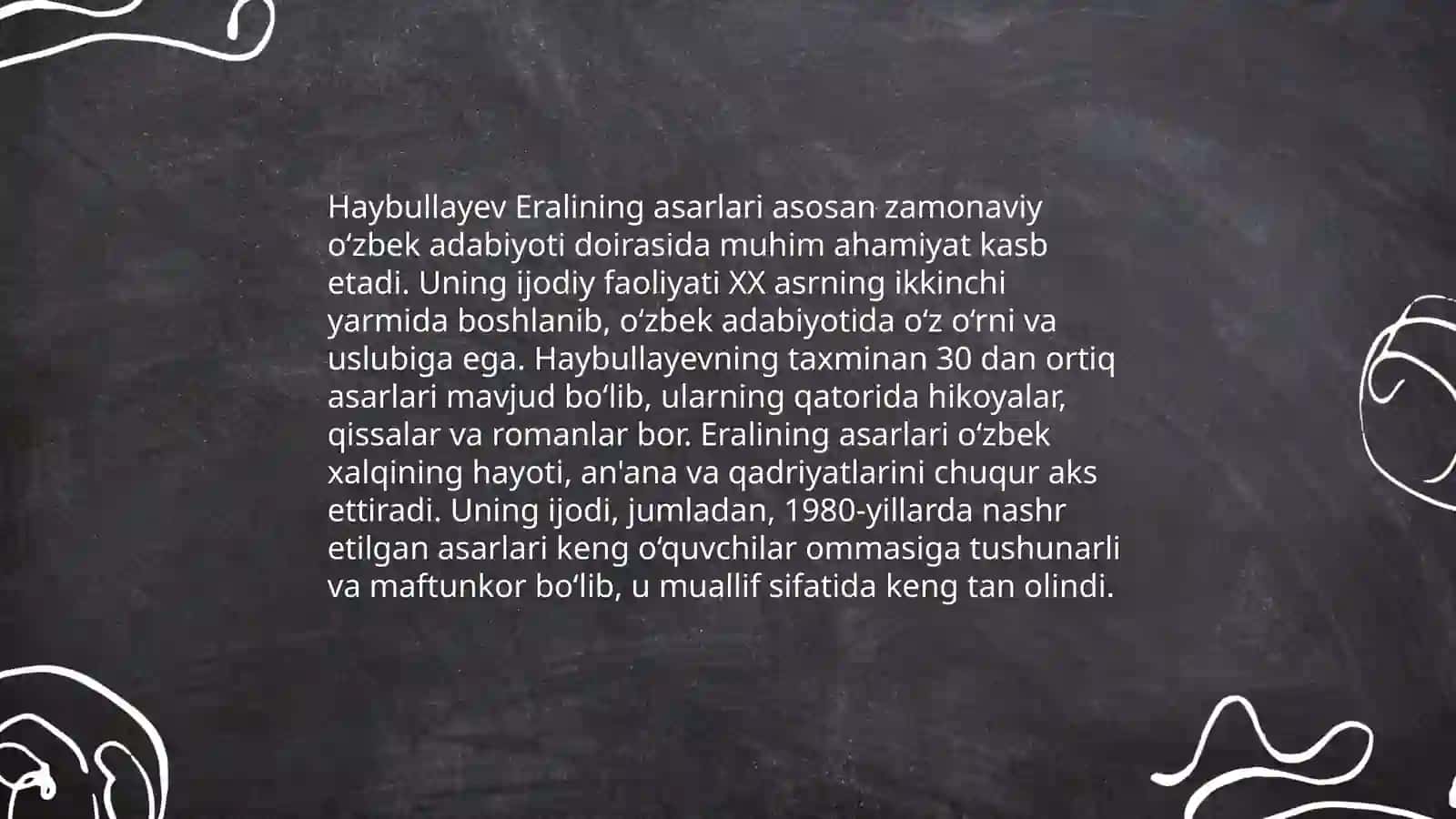 Haybullayev Eralining tarjimai holi 4
