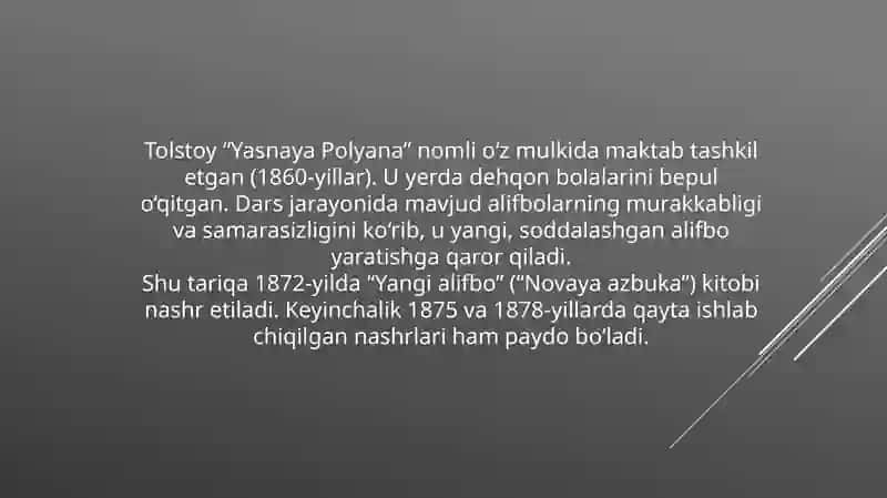 Tolstoyning yangi alifbo asari 4