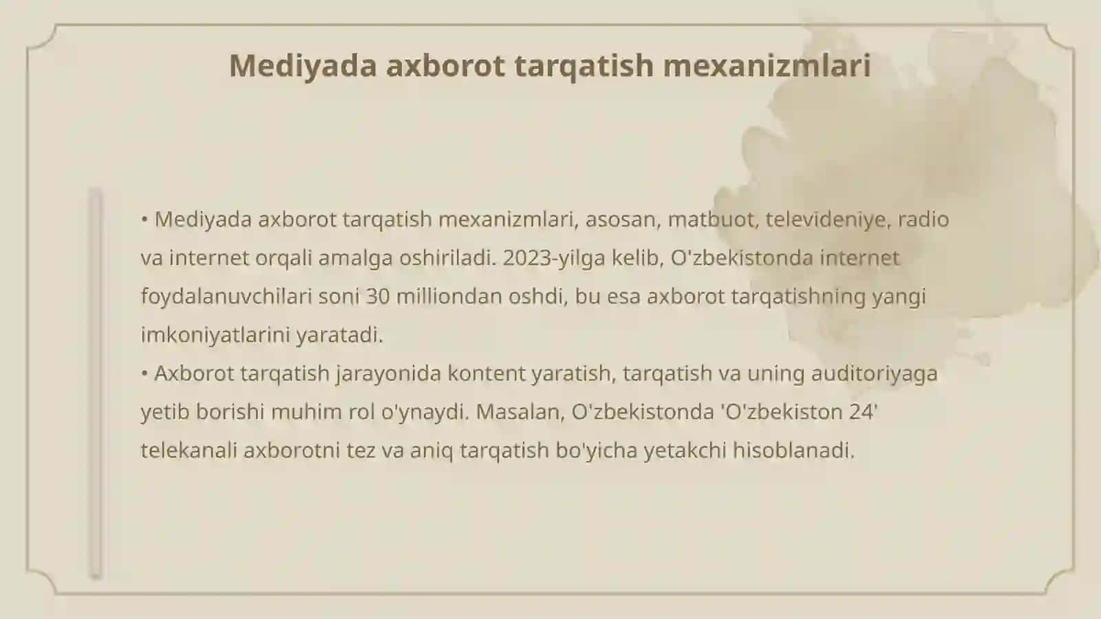 Media va axborot savodxonligi 4