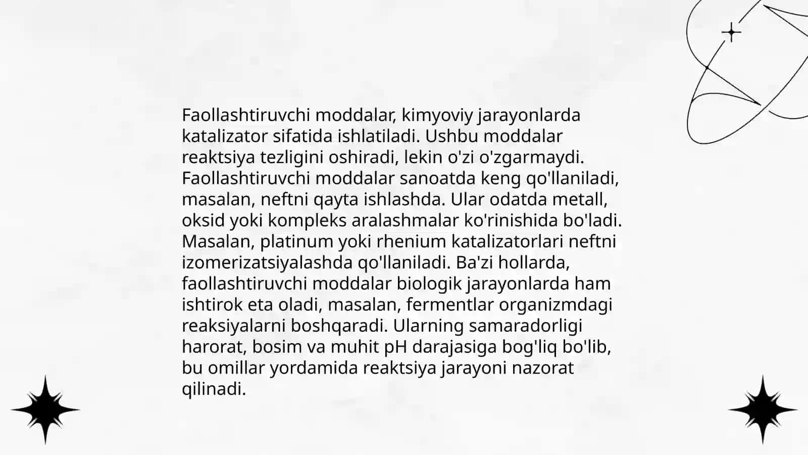Fermentlarni faollashtiruvchilar 4