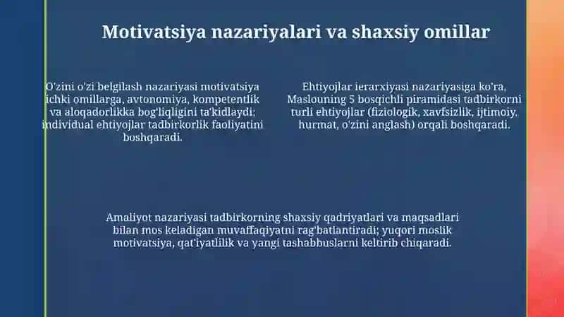 Tadbirkorlik motivatsiyasi 4