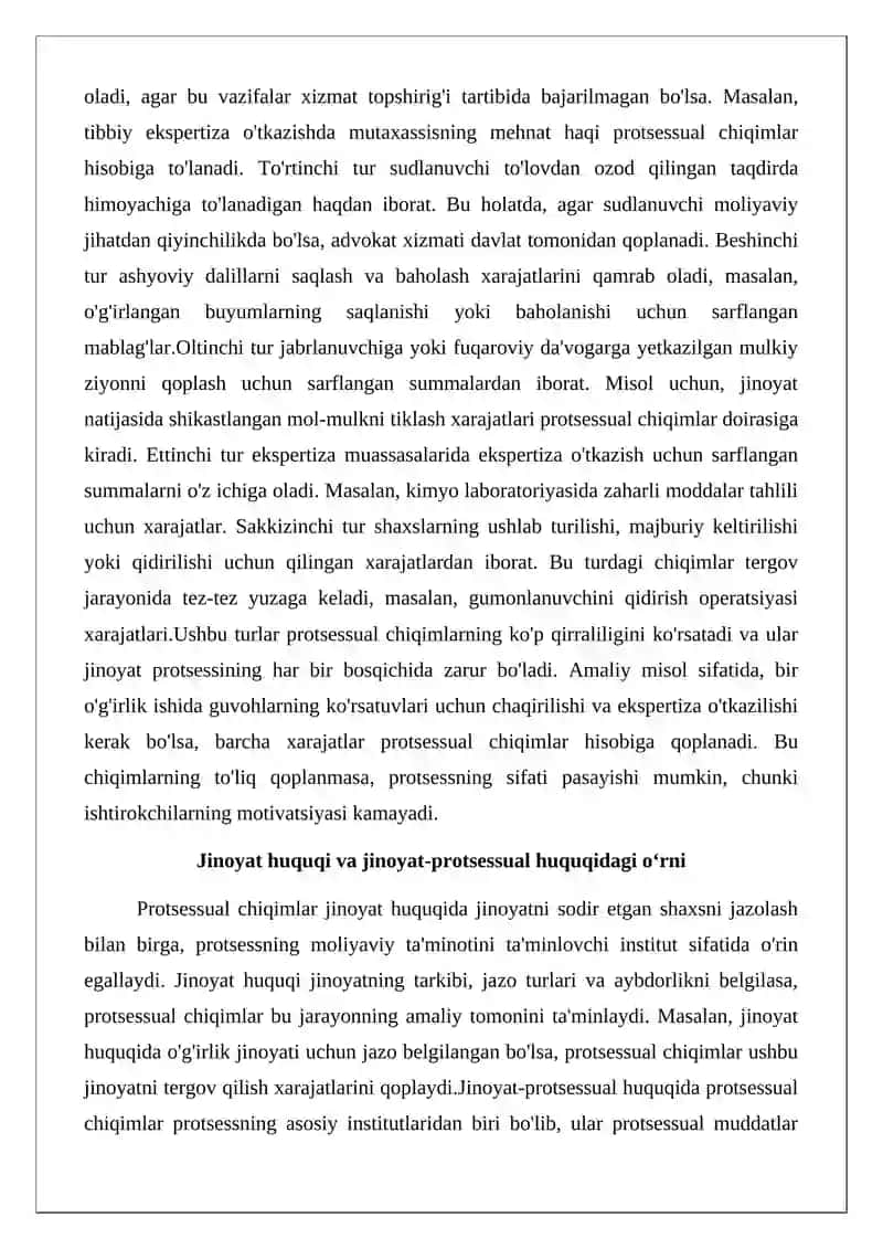 Protsessual chiqimlarni to‘lash va undirib olish tartibi 4