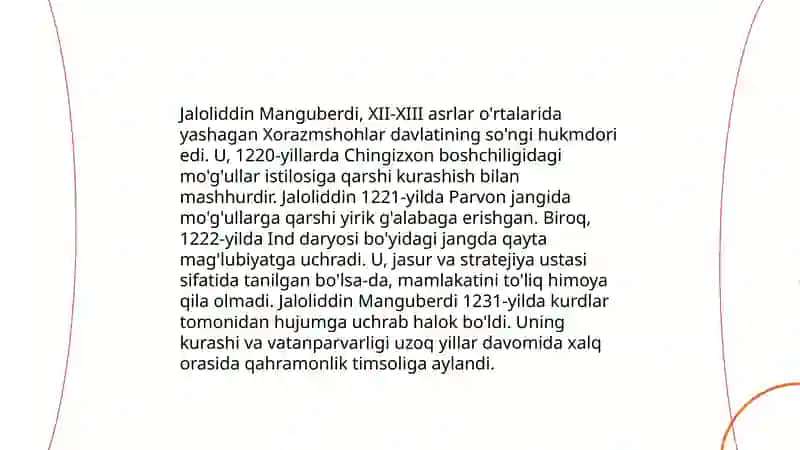 Jaloliddin Manguberdi - Vatan himoyachisi 4
