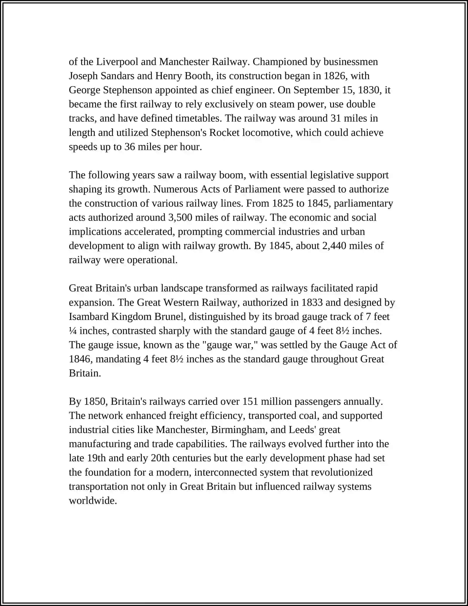 HISTORY OF RAILWAYS OF GREAT BRITAIN 4