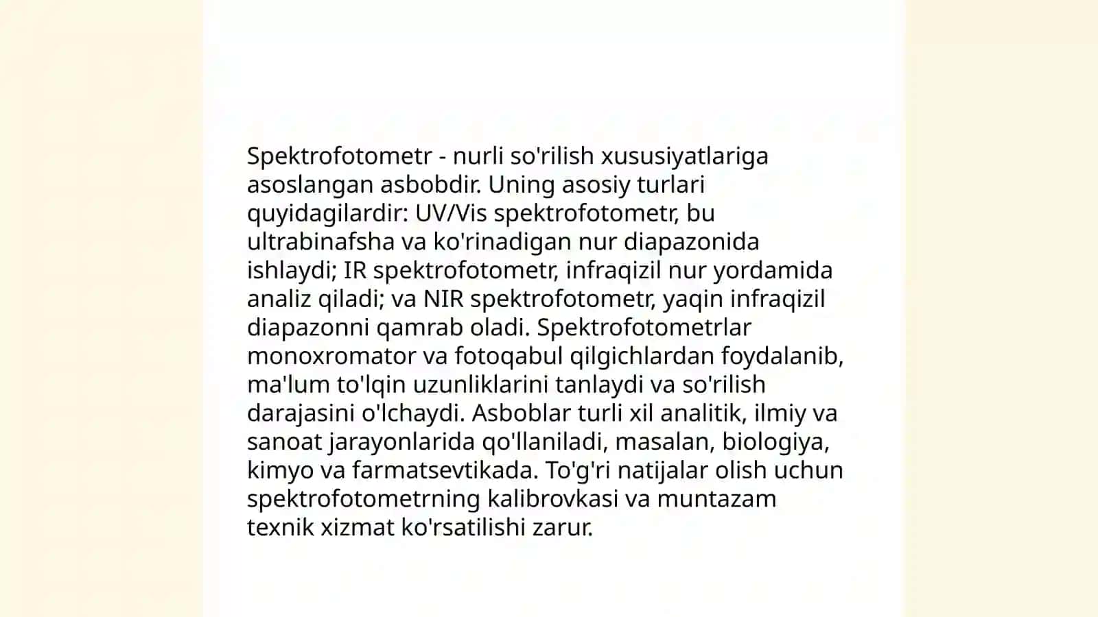 Spektrofotometr 4