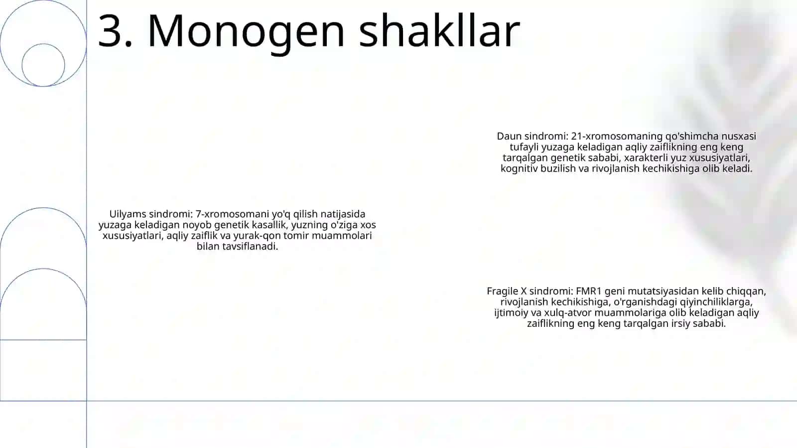 Oligofreniyaning Irsiy Shakllari 4