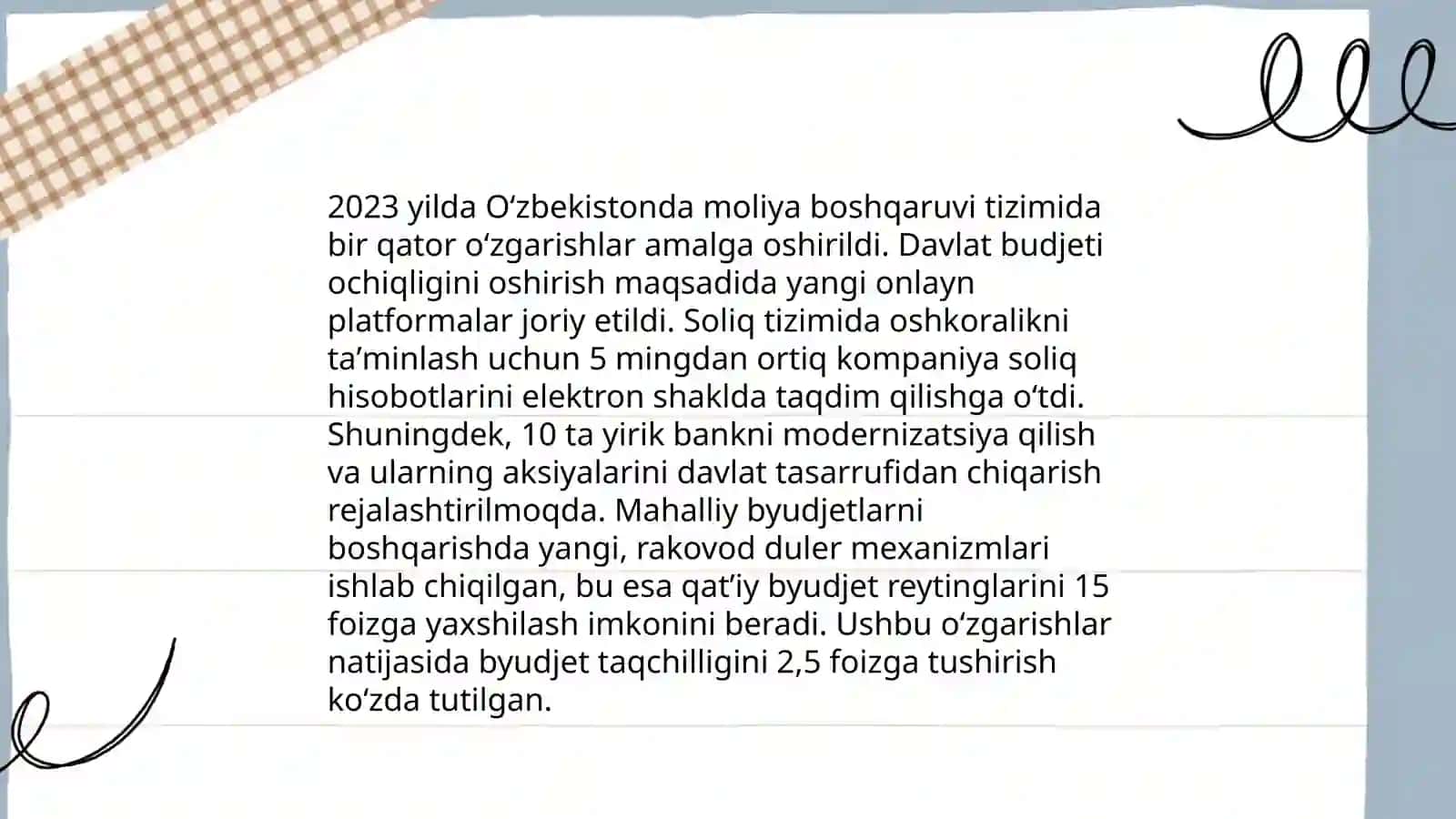 Davlat boshqaruvi tizimidagi islohotlar 4