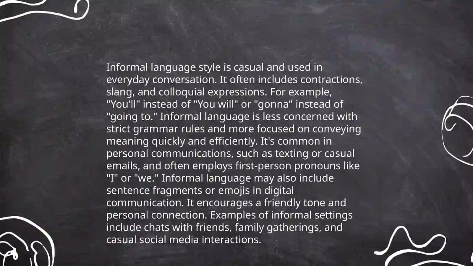 Language styles 4