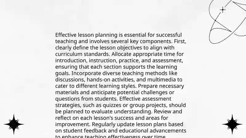 Teaching skill 4