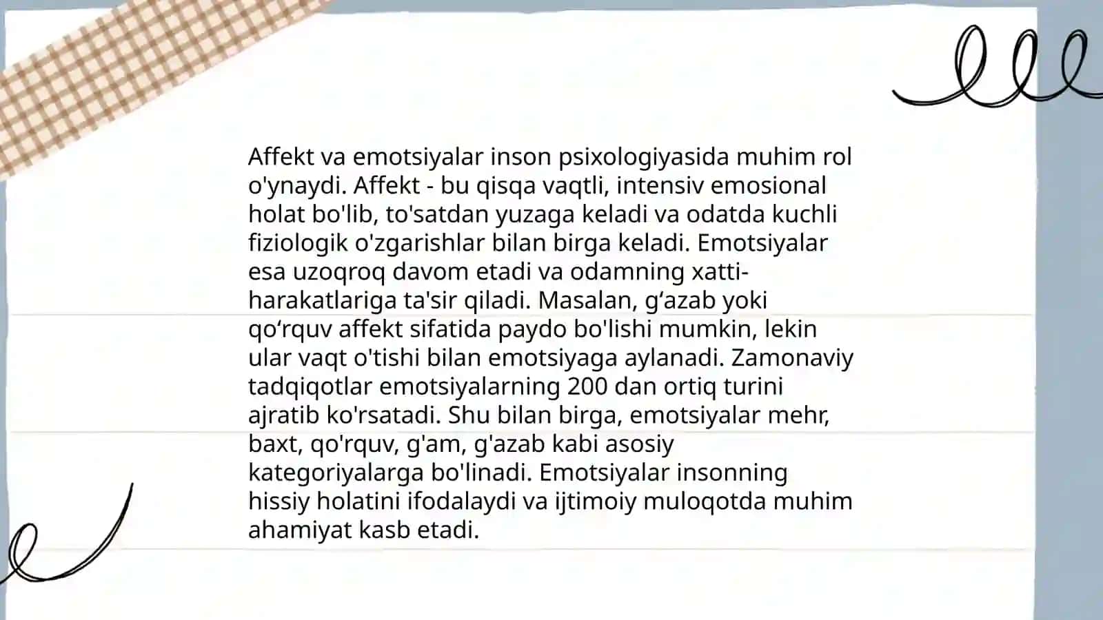 Affektning informativ belgilari 4