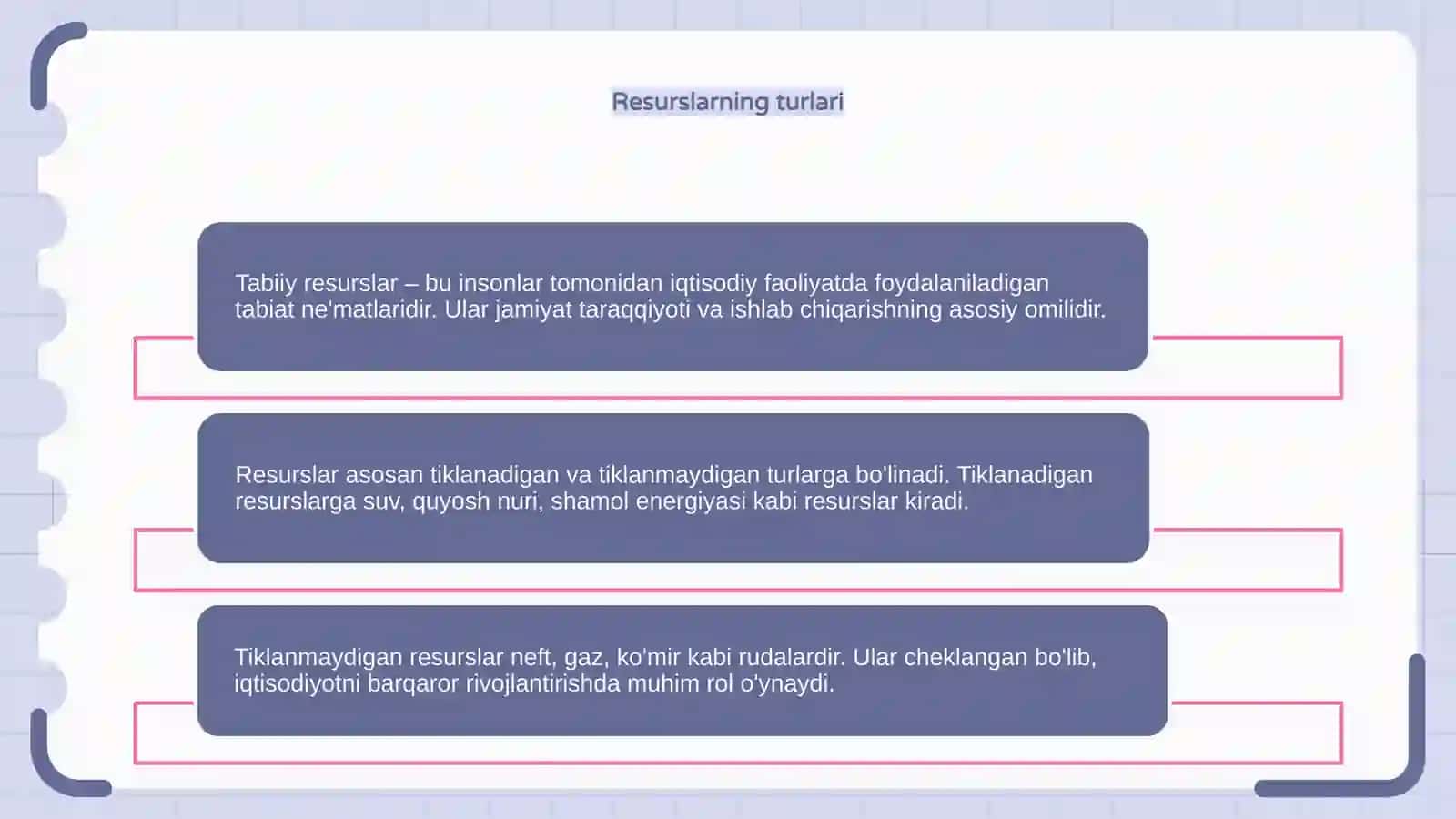 Tabiiy resurslar va iqtisodiy o'sish 4