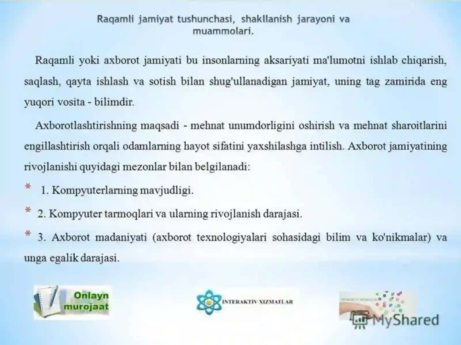 Axborot Tarqatish Madaniyati 4