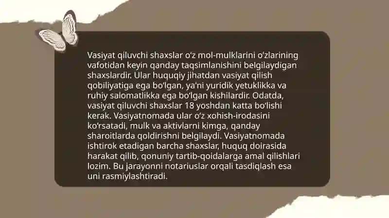 Vasiyatnoma 4