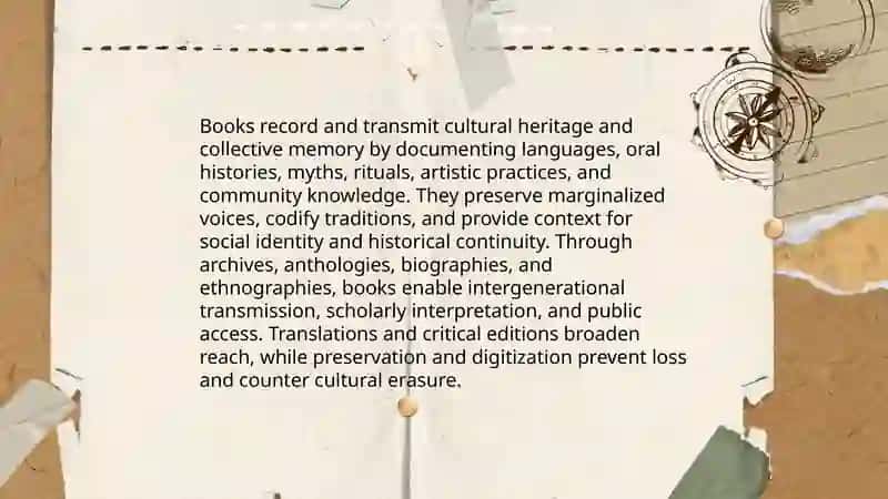 The Role of books 4