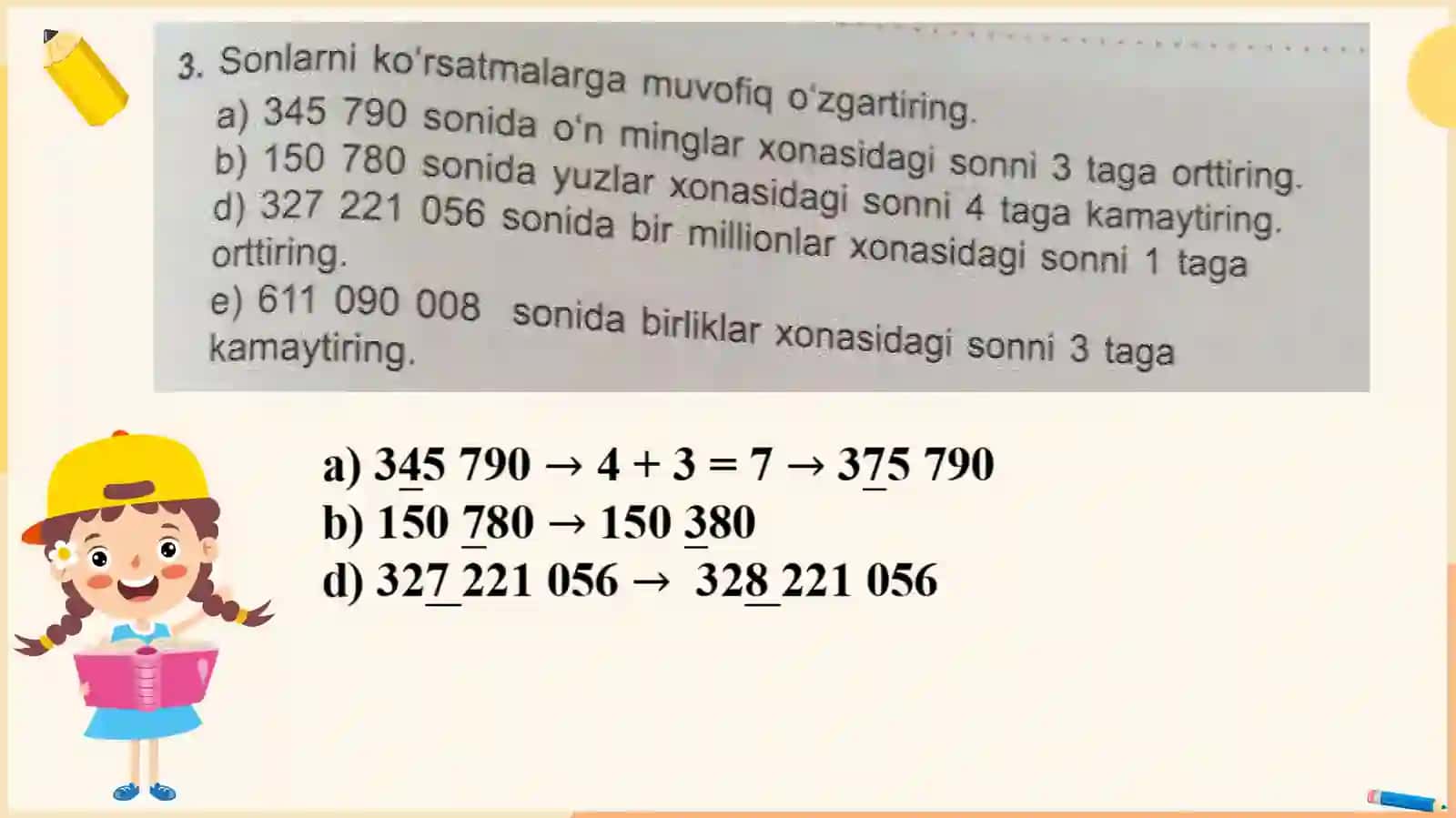 1- Mavzu:Takrorlash.Ko’p xonali sonlar 4