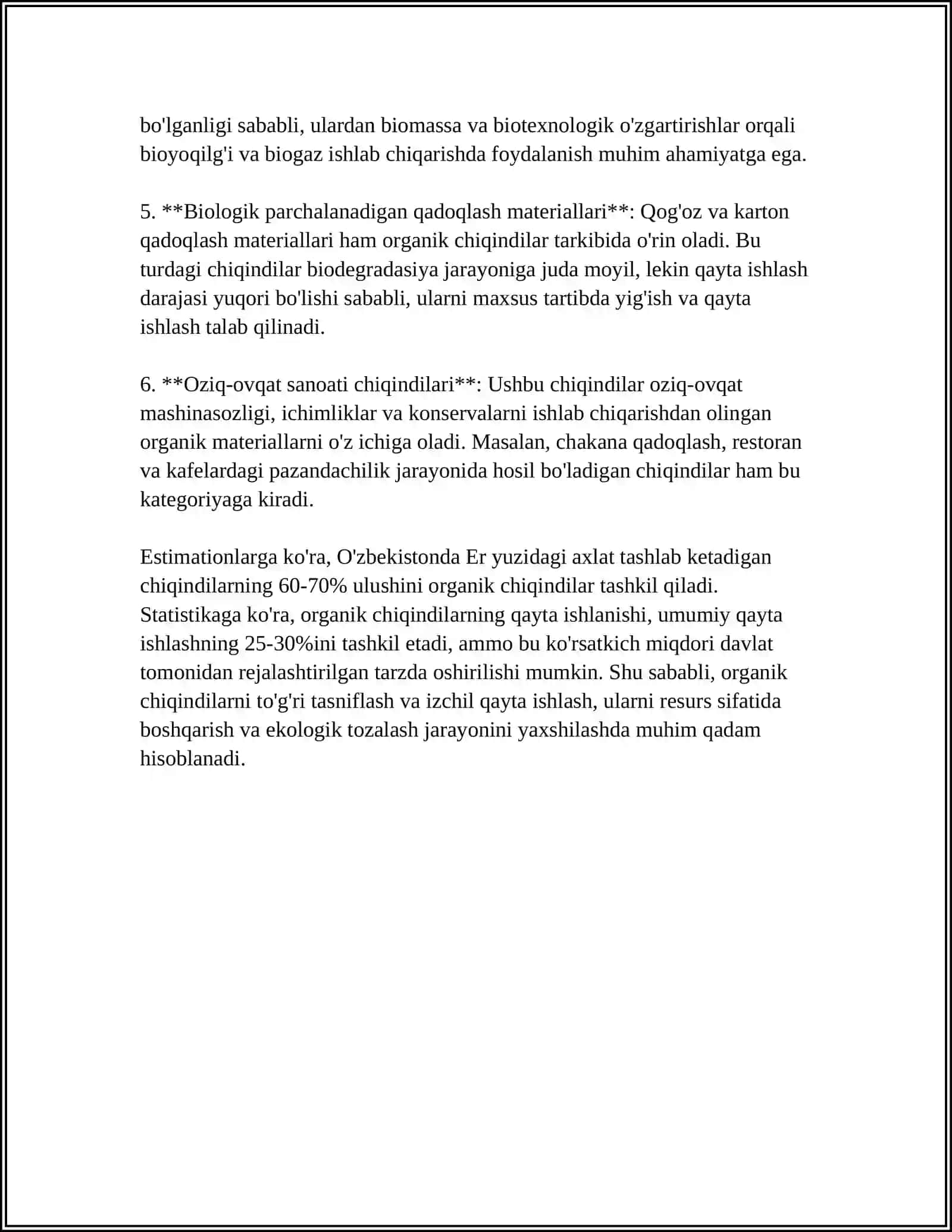 ARGANIK CHIQINDILARGA JADAL ISHLOV BERISH FERMENTATORLARI 4