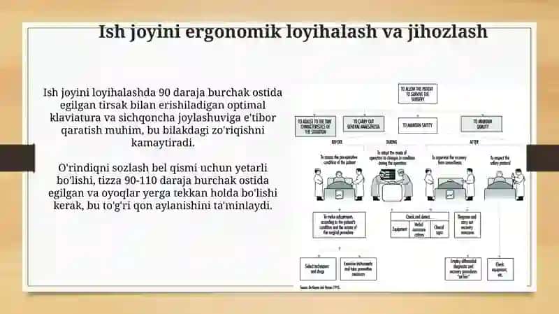 Mehnat jarayonida ergonomikani roli 4