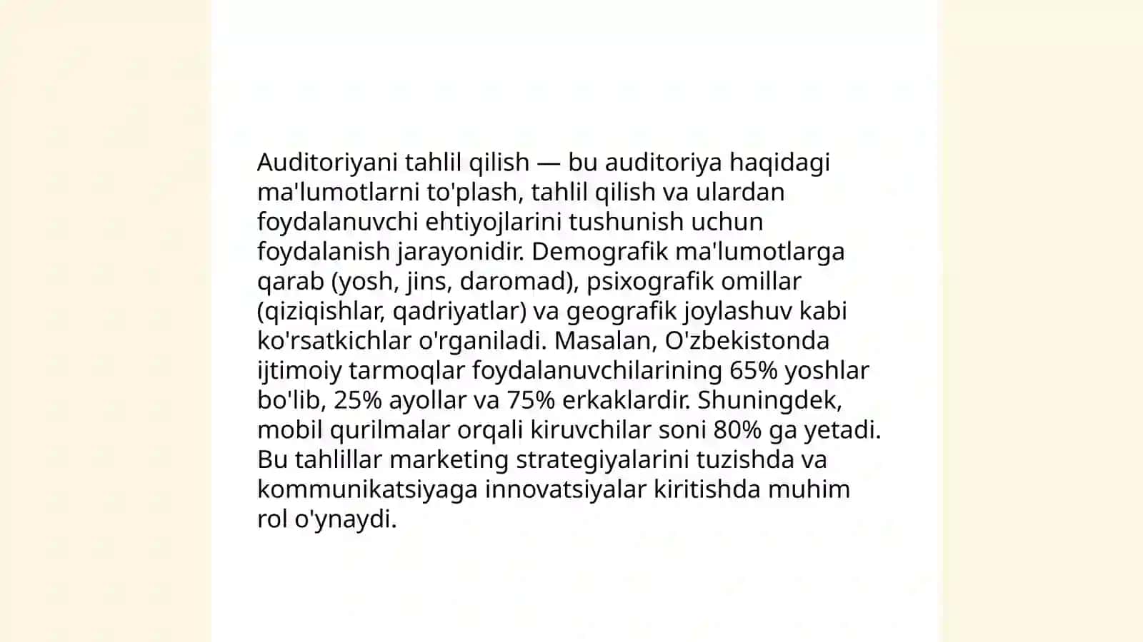 Soha nutqiga qo'yiladigan talablar 4