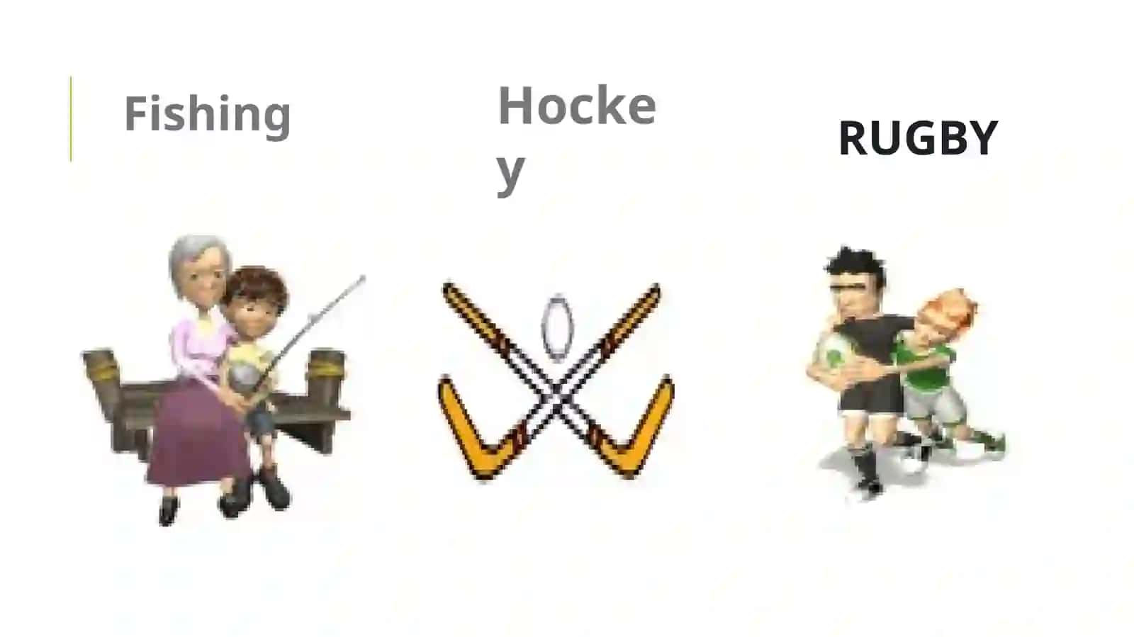 course vacobulary based on Sports 4
