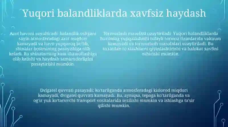 Turar Joy Dahalarida, Tik Nishablikda, Tik Balandlikda Harakatlanish 4