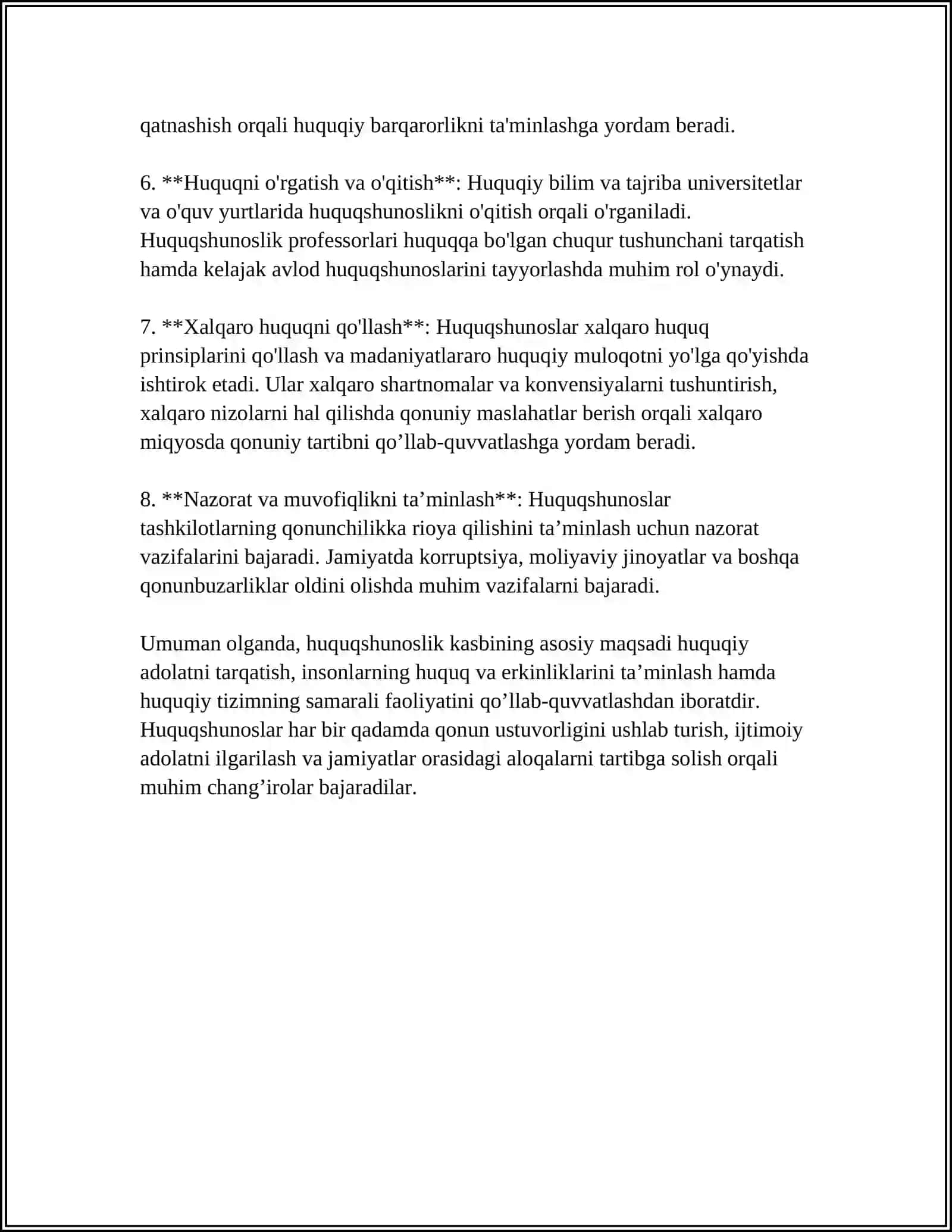 HUQUQSHUNOSLARNING KASB - AXLOQ QOIDALARI 4