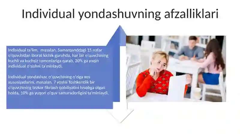 Tarbiyada individual yondashuv muamosi 4
